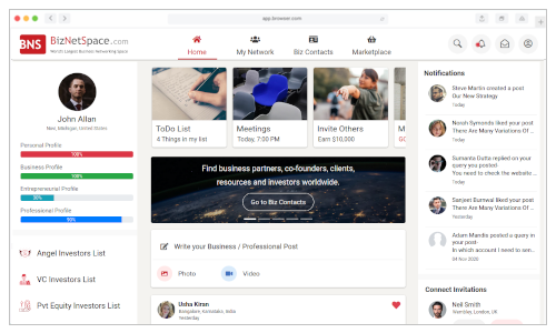 BiznetSpace Social Networking